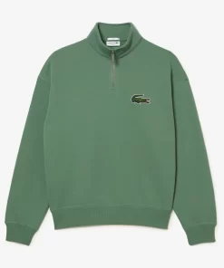 Lacoste Sweatshirts-Unisex Zip High Neck Organic Cotton Jogger Sweatshirt