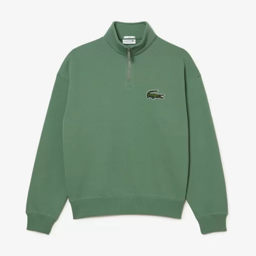 Lacoste Sweatshirts-Unisex Zip High Neck Organic Cotton Jogger Sweatshirt