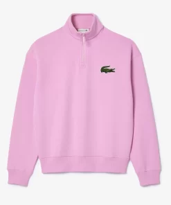 Lacoste Sweatshirts-Unisex Zip High Neck Organic Cotton Jogger Sweatshirt