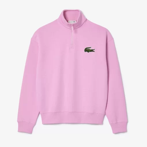 Lacoste Sweatshirts-Unisex Zip High Neck Organic Cotton Jogger Sweatshirt