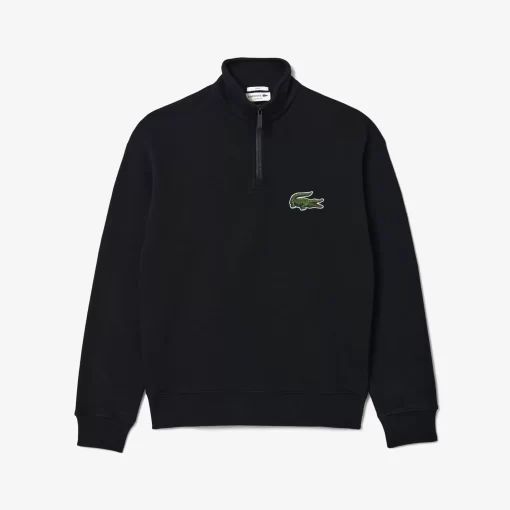 Lacoste Sweatshirts-Unisex Zip High Neck Organic Cotton Jogger Sweatshirt