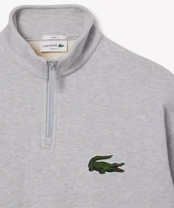 Lacoste Sweatshirts-Unisex Zip High Neck Organic Cotton Jogger Sweatshirt