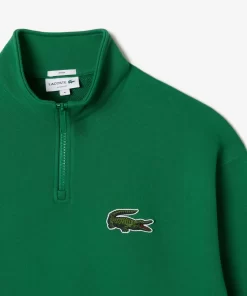 Lacoste Sweatshirts-Unisex Zip High Neck Organic Cotton Jogger Sweatshirt