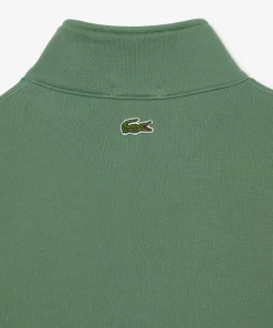 Lacoste Sweatshirts-Unisex Zip High Neck Organic Cotton Jogger Sweatshirt