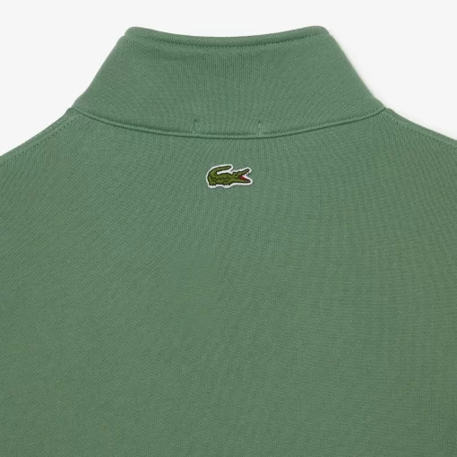 Lacoste Sweatshirts-Unisex Zip High Neck Organic Cotton Jogger Sweatshirt