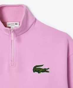 Lacoste Sweatshirts-Unisex Zip High Neck Organic Cotton Jogger Sweatshirt