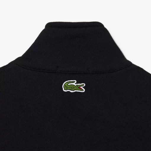 Lacoste Sweatshirts-Unisex Zip High Neck Organic Cotton Jogger Sweatshirt