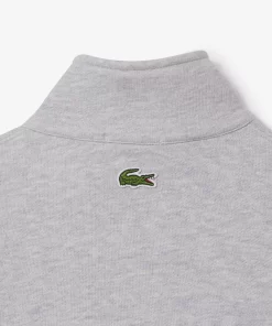 Lacoste Sweatshirts-Unisex Zip High Neck Organic Cotton Jogger Sweatshirt