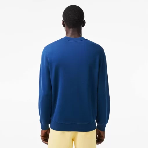 Lacoste Tracksuits-Washed Effect Ombre Print Jogger Sweatshirt