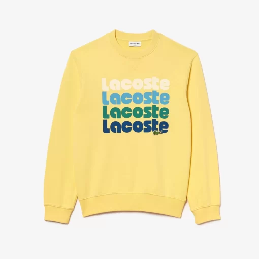 Lacoste Tracksuits-Washed Effect Ombre Print Jogger Sweatshirt