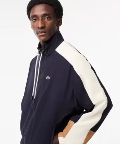 Lacoste Tracksuits-Water Resistant Colourblock Zipped Sportsuit Jacket