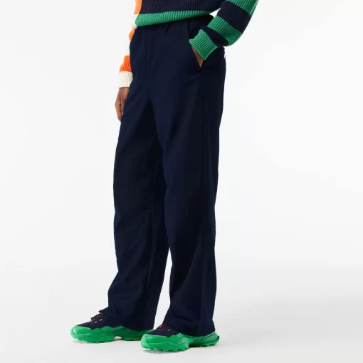 Lacoste Trousers & Shorts-Wide Leg Elasticated Waist Pants