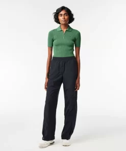 Lacoste Trousers & Shorts-Wide Leg Nylon Sportsuit Track Pants