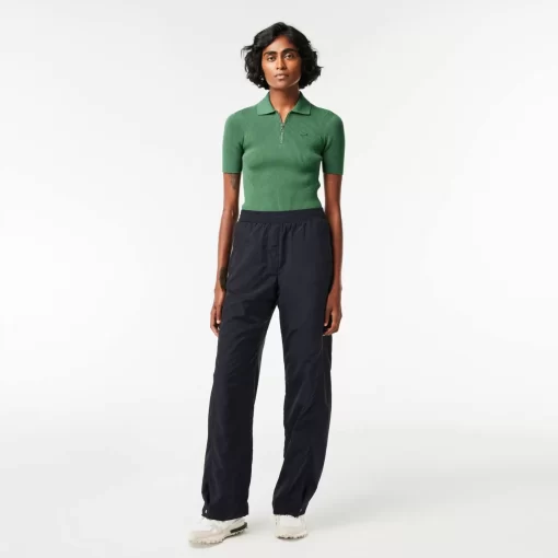 Lacoste Trousers & Shorts-Wide Leg Nylon Sportsuit Track Pants