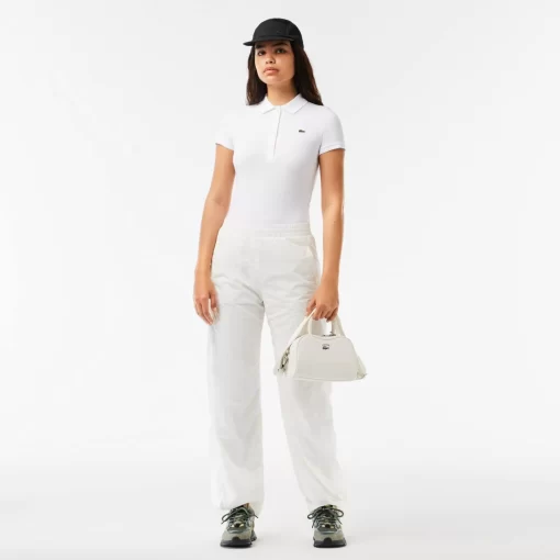 Lacoste Trousers & Shorts-Wide Leg Nylon Sportsuit Track Pants