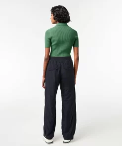 Lacoste Trousers & Shorts-Wide Leg Nylon Sportsuit Track Pants