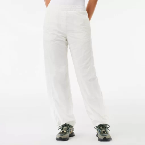 Lacoste Trousers & Shorts-Wide Leg Nylon Sportsuit Track Pants