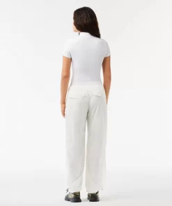 Lacoste Trousers & Shorts-Wide Leg Nylon Sportsuit Track Pants