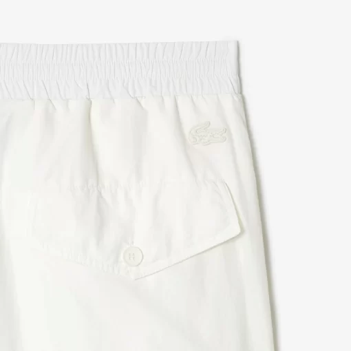 Lacoste Trousers & Shorts-Wide Leg Nylon Sportsuit Track Pants