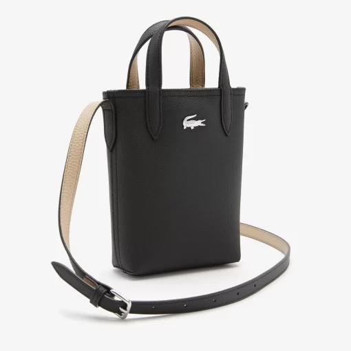 Lacoste Cross Body-Women'S Anna Signature Petit Pique Reversible Shoulder Bag