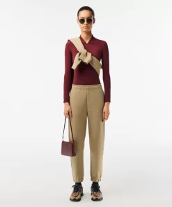 Lacoste Trousers & Shorts-Women'S Blended Cotton Jogger Pants