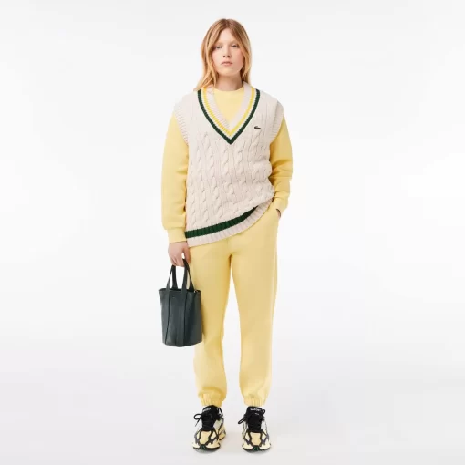 Lacoste Trousers & Shorts-Women'S Blended Cotton Jogger Pants