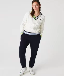 Lacoste Trousers & Shorts-Women'S Blended Cotton Jogger Pants