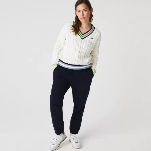 Lacoste Trousers & Shorts-Women'S Blended Cotton Jogger Pants