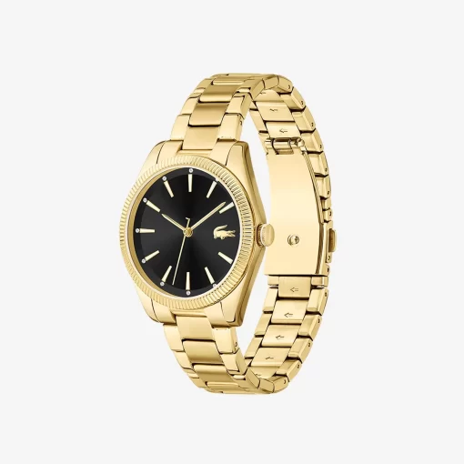 Lacoste Watches-Women'S Capucine Fine Gold Plated Strap Watch