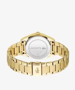 Lacoste Watches-Women'S Capucine Fine Gold Plated Strap Watch