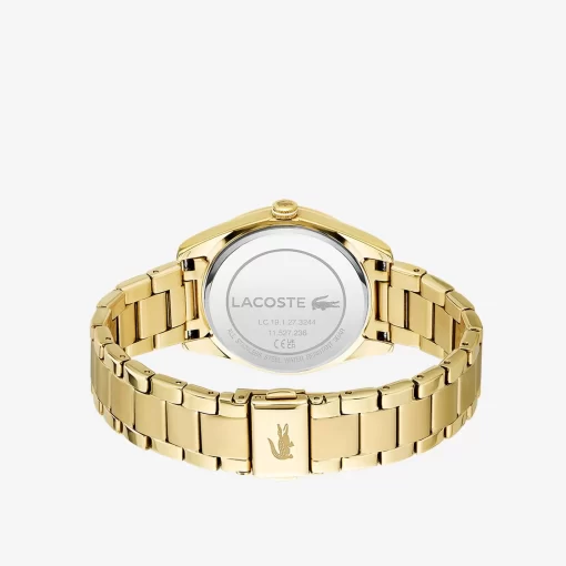 Lacoste Watches-Women'S Capucine Fine Gold Plated Strap Watch