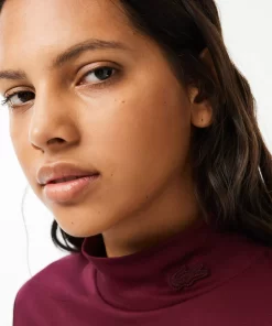 Lacoste T-Shirts-Women'S Cotton Turtleneck