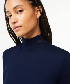 Lacoste T-Shirts-Women'S Cotton Turtleneck