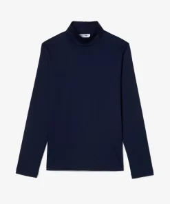 Lacoste T-Shirts-Women'S Cotton Turtleneck