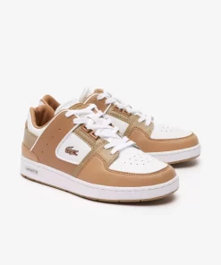 Lacoste Sneakers-Women'S Court Cage Leather And Synthetic Trainers