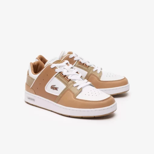 Lacoste Sneakers-Women'S Court Cage Leather And Synthetic Trainers