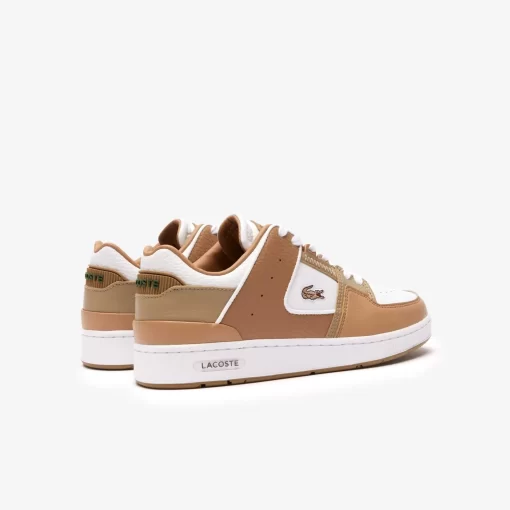 Lacoste Sneakers-Women'S Court Cage Leather And Synthetic Trainers