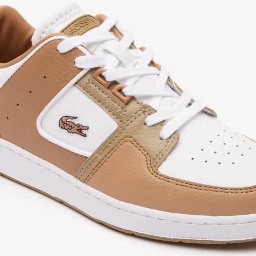 Lacoste Sneakers-Women'S Court Cage Leather And Synthetic Trainers