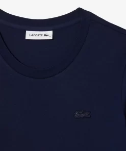 Lacoste T-Shirts-Women'S Crew Neck Cotton T-Shirt