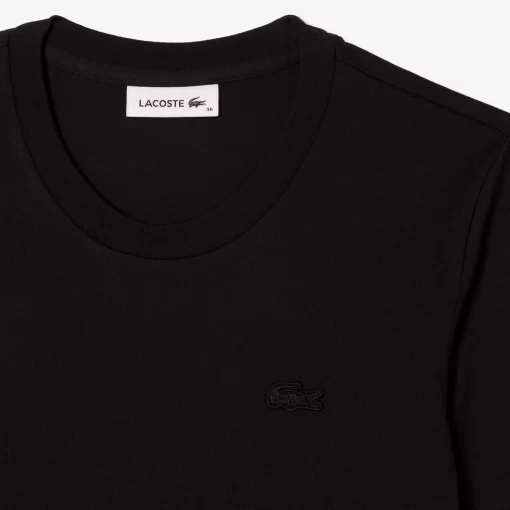 Lacoste T-Shirts-Women'S Crew Neck Cotton T-Shirt