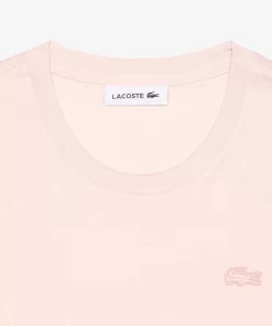 Lacoste T-Shirts-Women'S Crew Neck Cotton T-Shirt