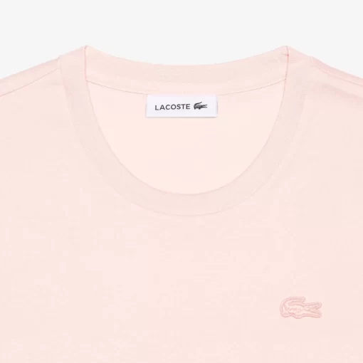 Lacoste T-Shirts-Women'S Crew Neck Cotton T-Shirt