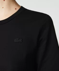 Lacoste T-Shirts-Women'S Crew Neck Cotton T-Shirt