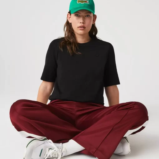 Lacoste T-Shirts-Women'S Crew Neck Cotton T-Shirt