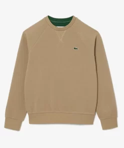 Lacoste Sweatshirts-Women'S Crew Neck Double-Sided Pique Jogger Sweatshirt