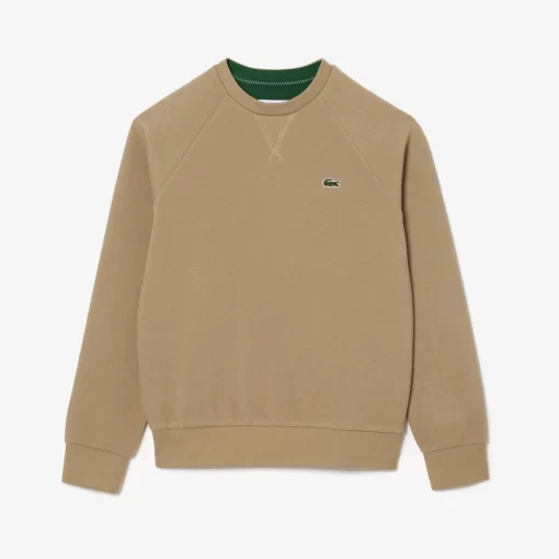 Lacoste Sweatshirts-Women'S Crew Neck Double-Sided Pique Jogger Sweatshirt