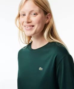 Lacoste T-Shirts-Women'S Crew Neck Premium Cotton T-Shirt