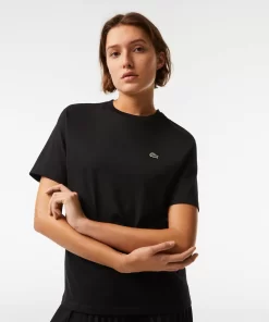 Lacoste T-Shirts-Women'S Crew Neck Premium Cotton T-Shirt