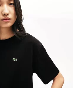 Lacoste T-Shirts-Women'S Crew Neck Premium Cotton T-Shirt