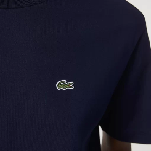 Lacoste T-Shirts-Women'S Crew Neck Premium Cotton T-Shirt